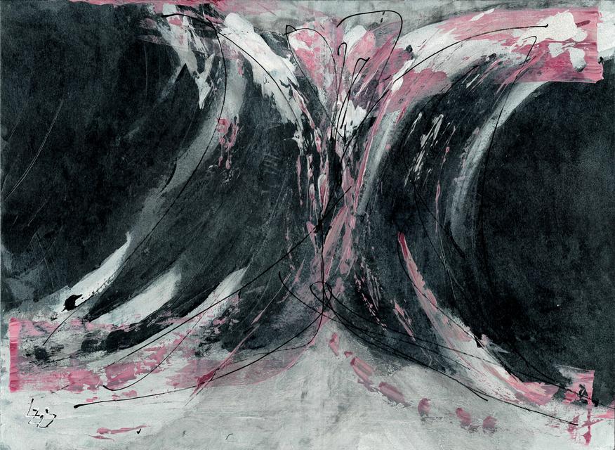 RePair #2 - 2023 | 29,5x40,5cm | acrylic, graphite, pastel on paper